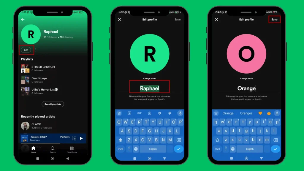 How To Edit Name On Spotify Mobile