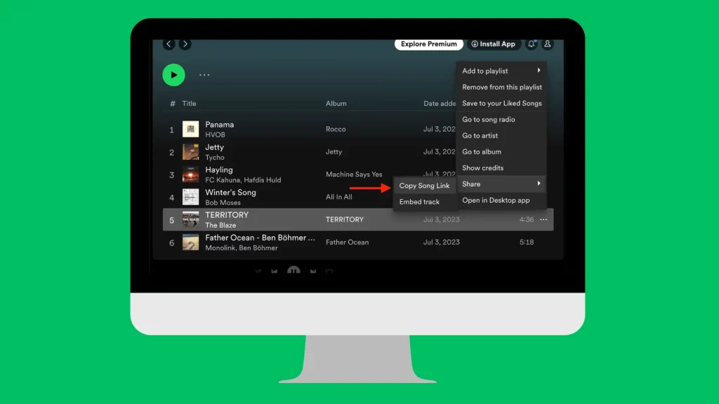 How to create Spotify code on pc (2)